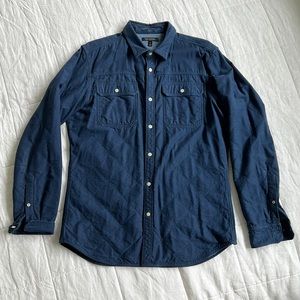 Banana Republic Heavyweight Quilted Oxford Shirt